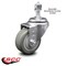 Service Caster 3.5 Inch Gray Polyurethane Wheel Swivel 1/2 Inch Threaded Stem Caster SCC SCC-TS20S3514-PPUB-121315 - alternate 3